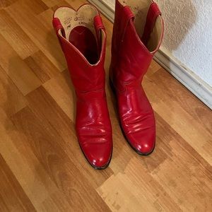Justin Red Roper Boots.